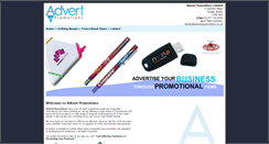 Desktop Screenshot of advertpromotions.co.uk